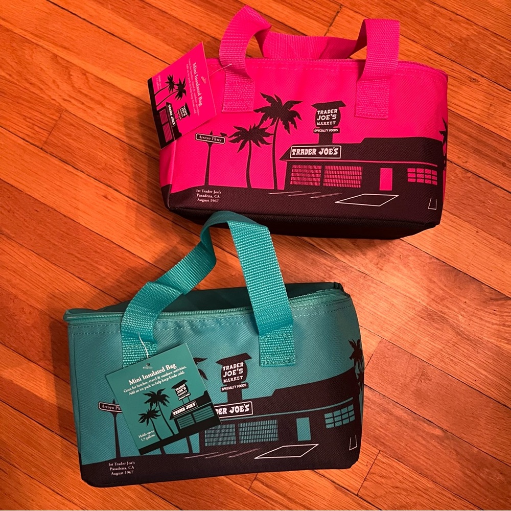 NWT Trader Joe’s mini insulated bag set of two